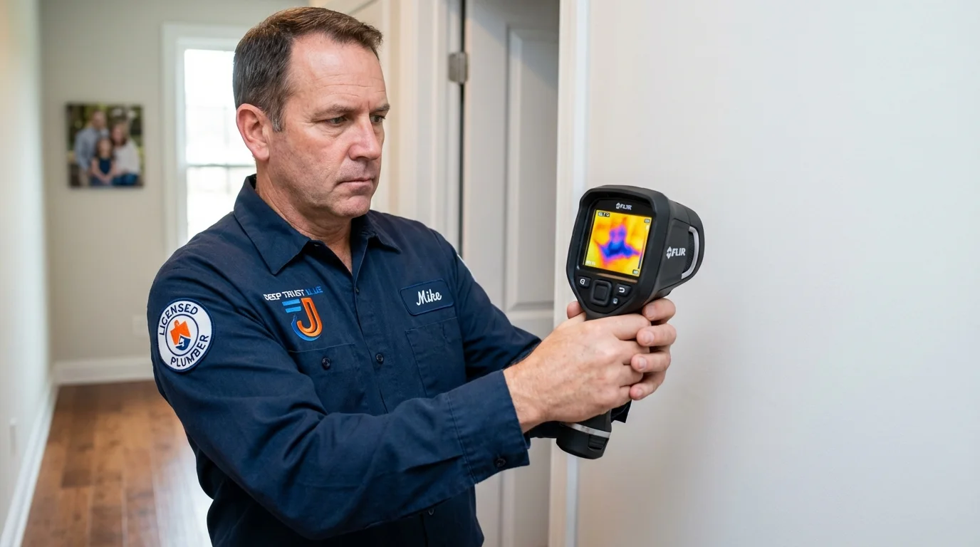 Thermal imaging leak detection by Johns Plumbing LLC in Herndon